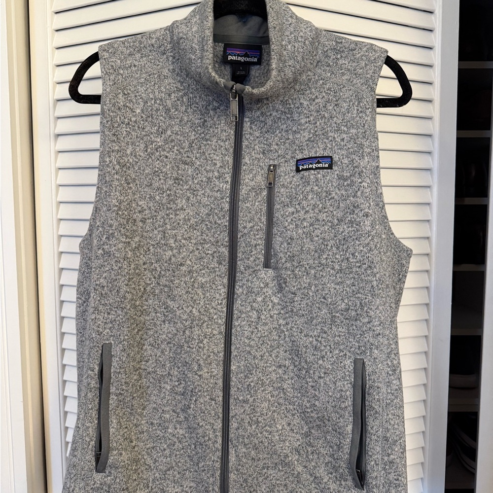 Patagonia Gray Better Sweater Fleece Vest